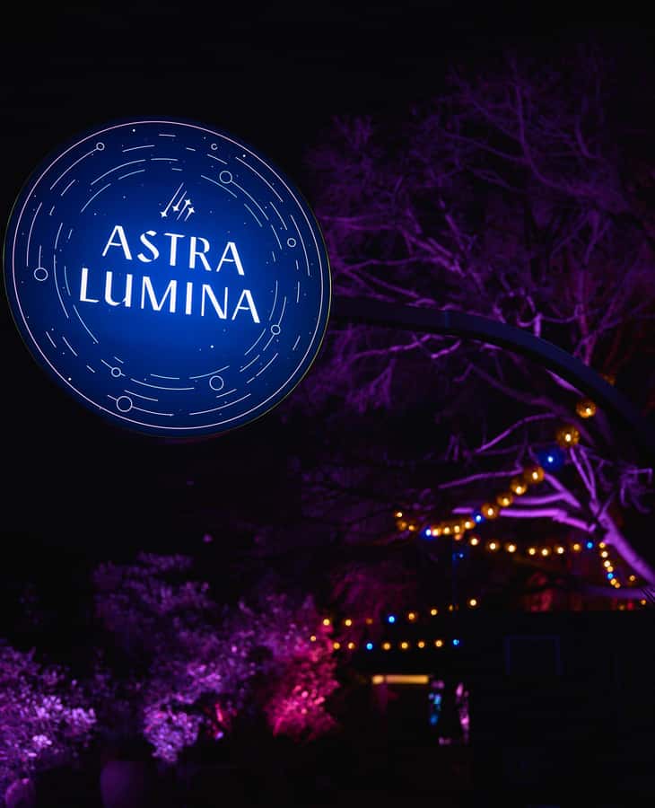 Astra Lumina Entry at Currumbin Wildlife Sanctuary - The 1.5km route and its nine zones