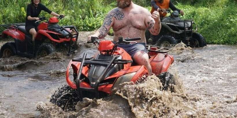 Bali: ATV Gorilla Cave, Ubud Monkey Forest, & Waterfall Tour - The guides are part of the experience