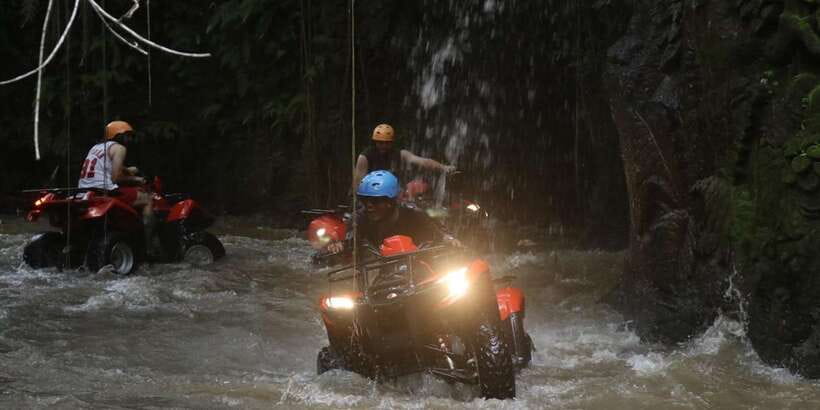 Bali: ATV Gorilla Cave, Ubud Monkey Forest, & Waterfall Tour - Starting with the muddy Gorilla Cave ATV ride