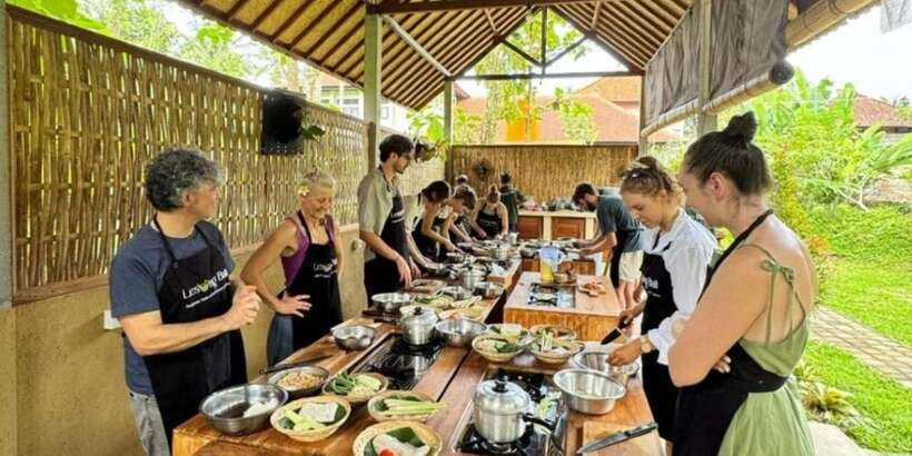 Bali: Cooking Class with Monkey Forest and Art Village Tour - A Balinese home and farm setting add useful context
