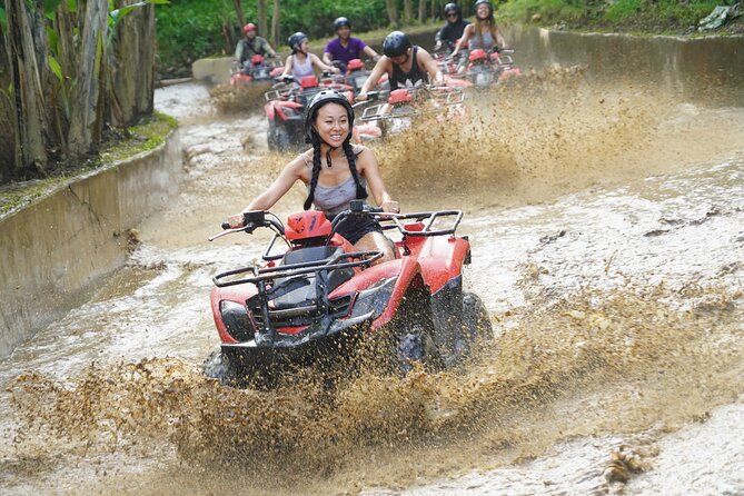 Bali Quad Bike Through Gorilla Cave - Monkey Forest and Waterfall - A private driver saves the day