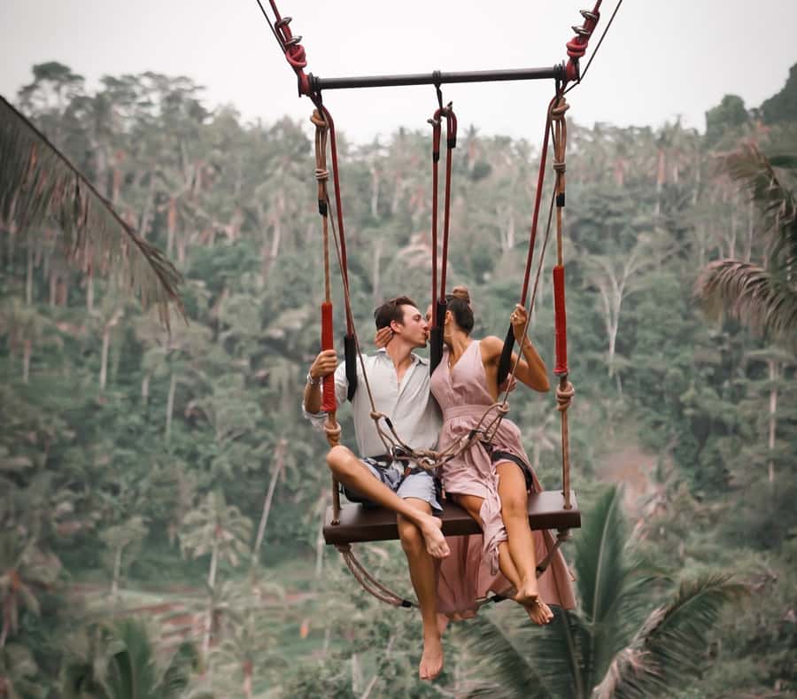 Bali: Swing with Falls, Rice Terrace, & Monkey Forest Option - Ubud Monkey Forest, with real animals and real rules