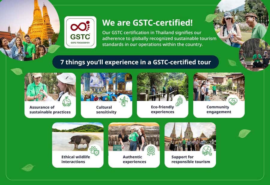Bangkok: Elephant Sanctuary & Erawan Waterfall Tour - Lunch breaks up the muddy morning
