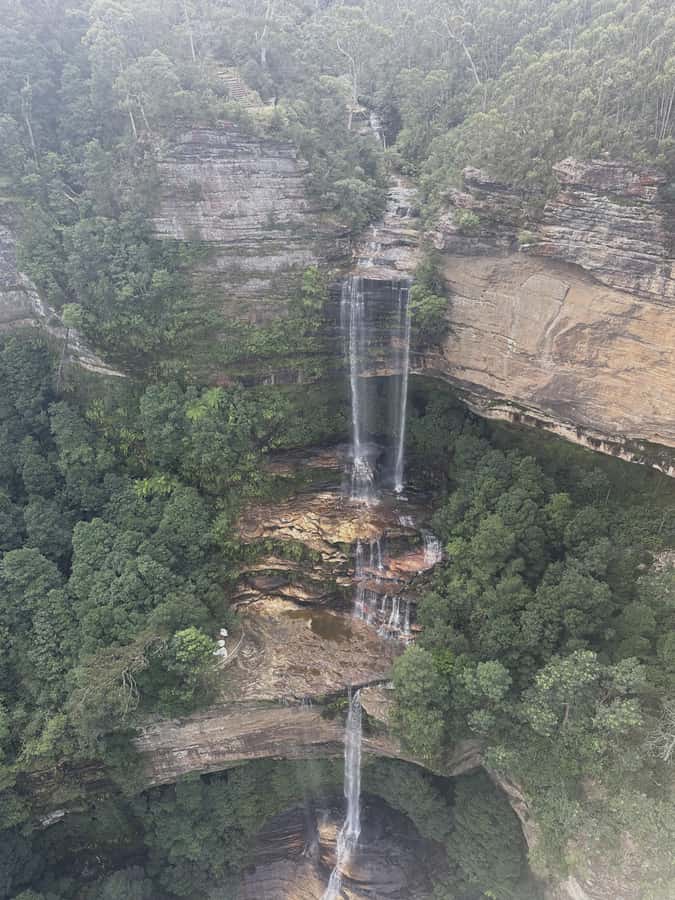 Blue Mountains Tour w/Lunch: Scenic World, Zoo & Koala Photo - Katoomba Cascades adds water and boardwalks
