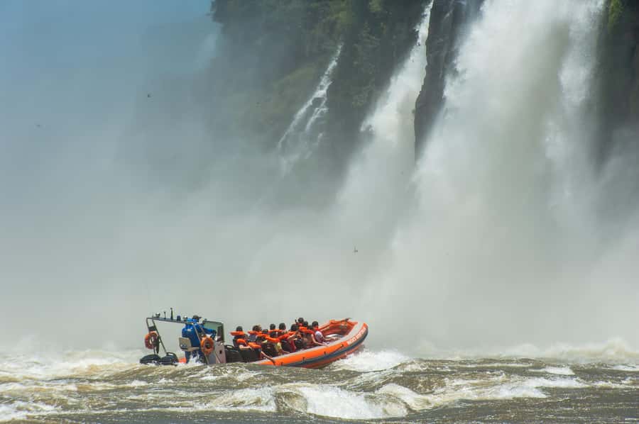 Brazilian Iguassu Falls,Bird park Boat Safari all tickets - Pickup, timing, and what the day feels like