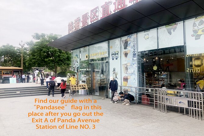 Chengdu panda base half day tour - Finding the meeting point at Panda Avenue Station