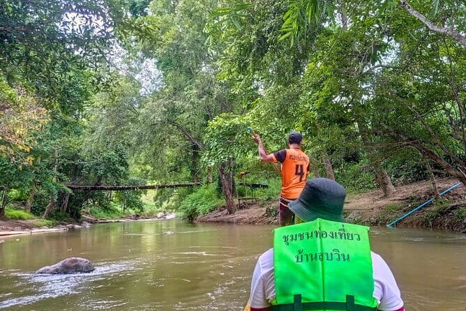 Chiang Mai Elephant Sanctuary Observation and Bamboo Rafting - Herbal tea and the waterfall stop
