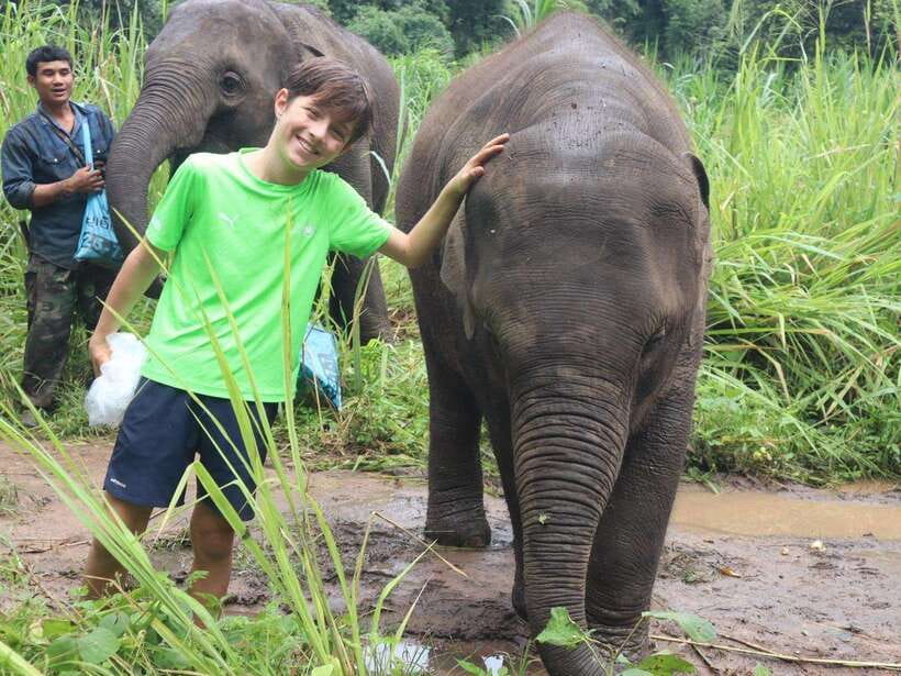 Chiang Mai: Elephant Sanctuary, Waterfall & Bamboo Rafting - Bamboo rafting on the Mae Wang River