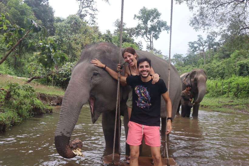 Chiang Mai: Elephant Sanctuary & Waterfall Group Tour - What the $50 price really covers