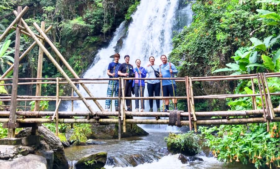 Chiang Mai: Inthanon, Ethical Elephant Sanctuary & Waterfall - Feeding, walking, and watching elephants