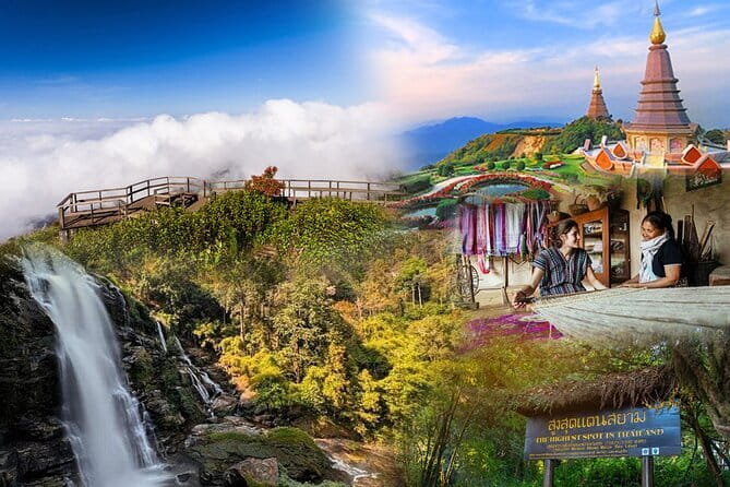 ChiangMai 1DayTour:Elephant Sanctuary,king&queen pagoda,waterfall - Waterfalls and a look at local wildlife