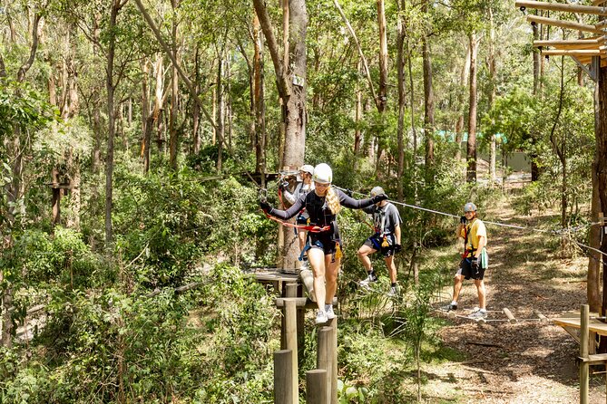 Currumbin Wildlife Sanctuary Pass + The Treetop Challenge - Spectators need their own arrangement