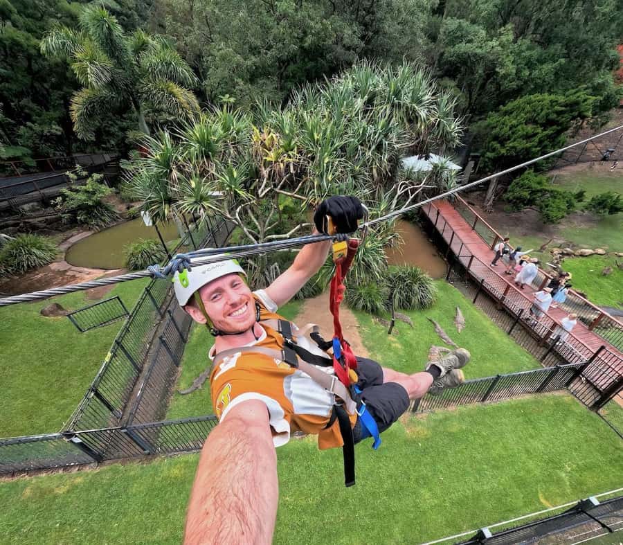 Currumbin Wildlife Sanctuary & TreeTop Challenge Combo - Start with the sanctuary or the ropes?