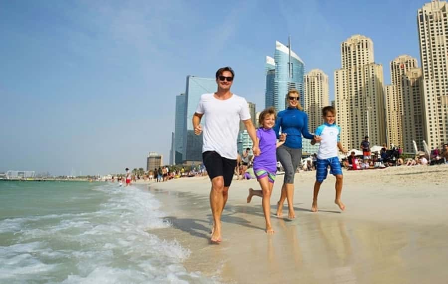 Dubai: City Tour with Burj Khalifa and Underwater Zoo Ticket - Souk Madinat, Burj Al Arab, and Jumeirah Beach
