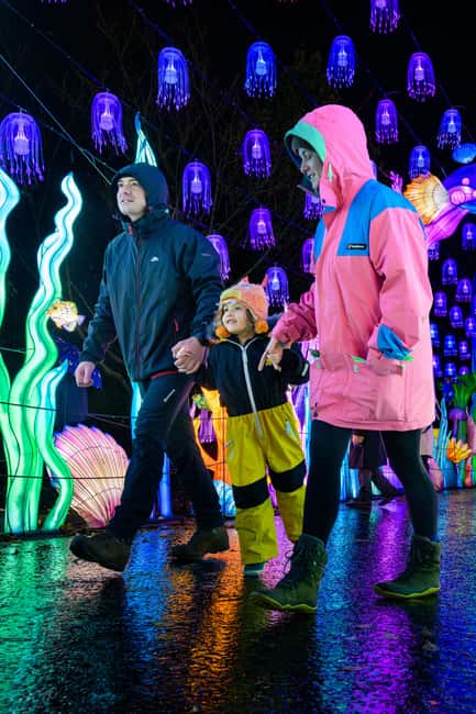 Edinburgh: Edinburgh Zoo Giant Lanterns Entry Tickets - Edinburgh Zoo after dark