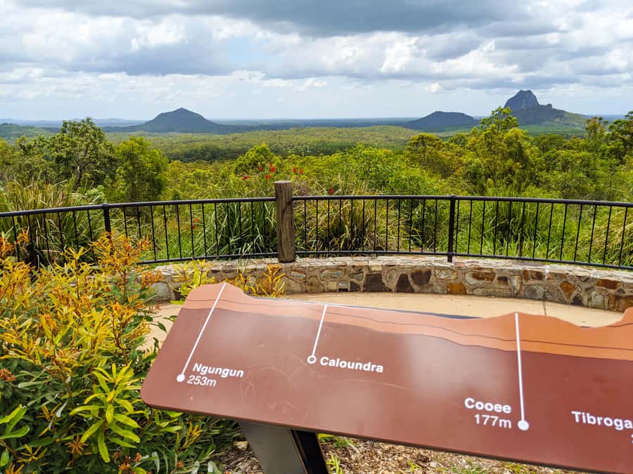 From Brisbane: Day Trip to Noosa, Glass House Mtns and Zoo - Glass House Mountains: a strong start to the day