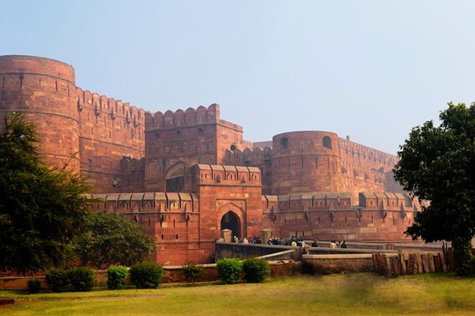 From Delhi: Taj Mahal & SOS Elephant Experience – Day Trip - Agra Fort puts the Taj in context