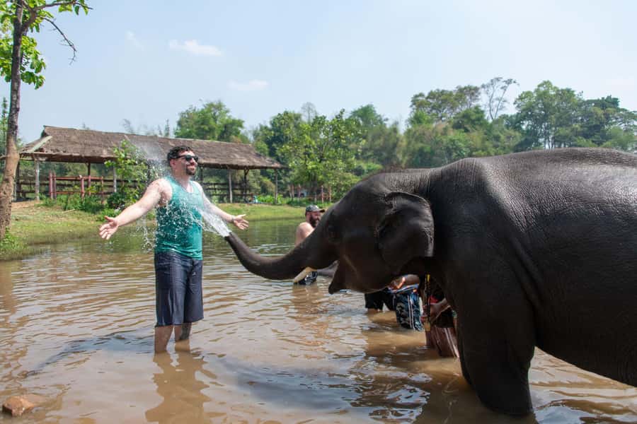 Kanchanaburi: Elephant Sanctuary & Erawan Waterfall Tour - Is $185 fair for a twelve-hour day?