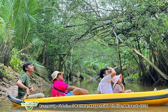 Khao Lak: Elephant Sanctuary Visit and Mangrove Kayak Tour - Meeting the elephants at the sanctuary