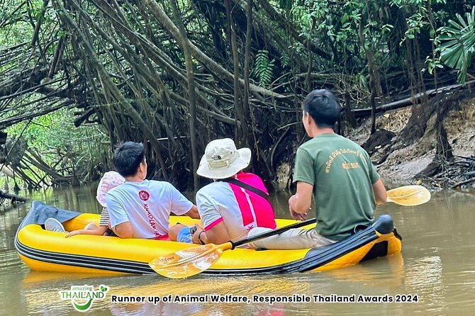 Khao Lak: Elephant Sanctuary Visit and Mangrove Kayak Tour - Walking with elephants instead of watching a show