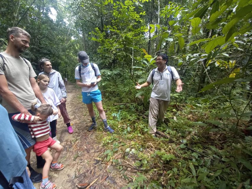 Khao Sok Jungle Sunset Wildlife Encounter & Bamboo Rafting - The first forest walk, then Wing Hin Waterfall