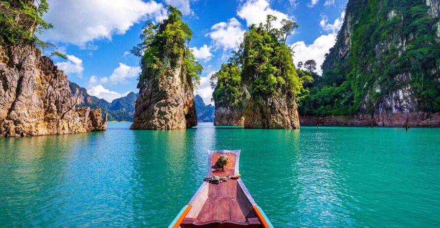 Khaolak Safari: Elephant Sanctuary and Cheow Lan Lake Bliss - Rajjaprabha Dam adds context to the lake visit