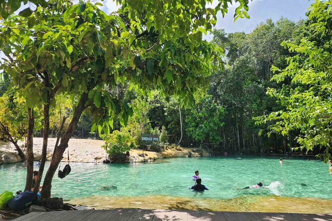 Krabi Elephant Sanctuary and Emerald Pool Adventure - Emerald Pool before the crowds