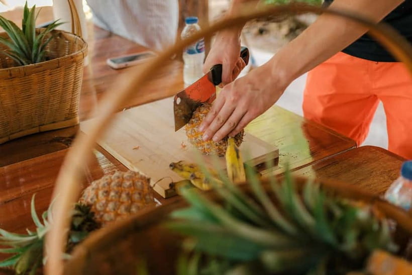 Krabi: Love Elephant Sanctuary Tour - Making herbal medicine for elephant care