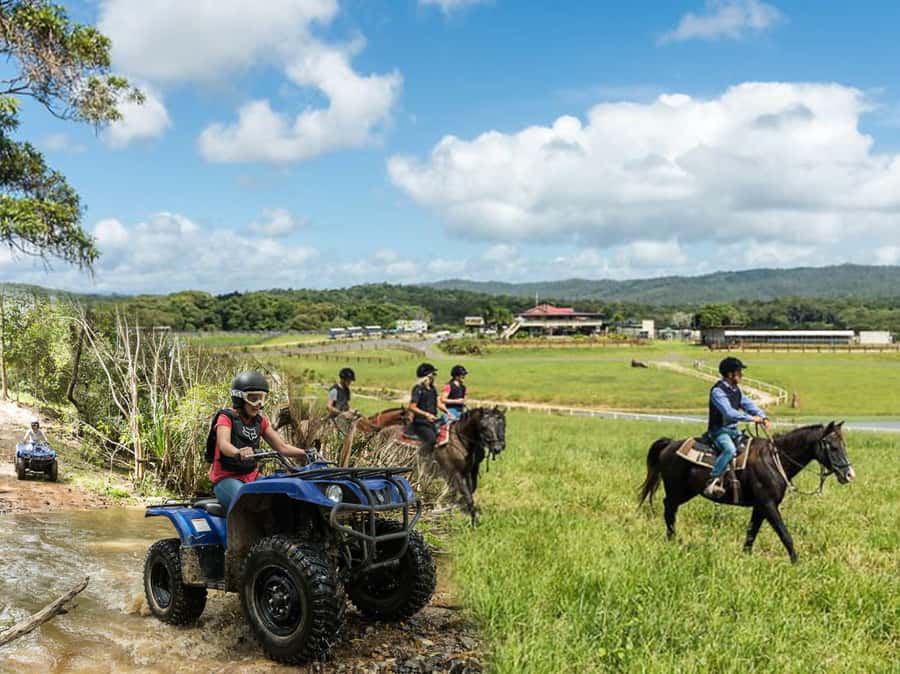 Kuranda: Quad Ride Bike and petting farm - Riding the 60-minute quad bike route