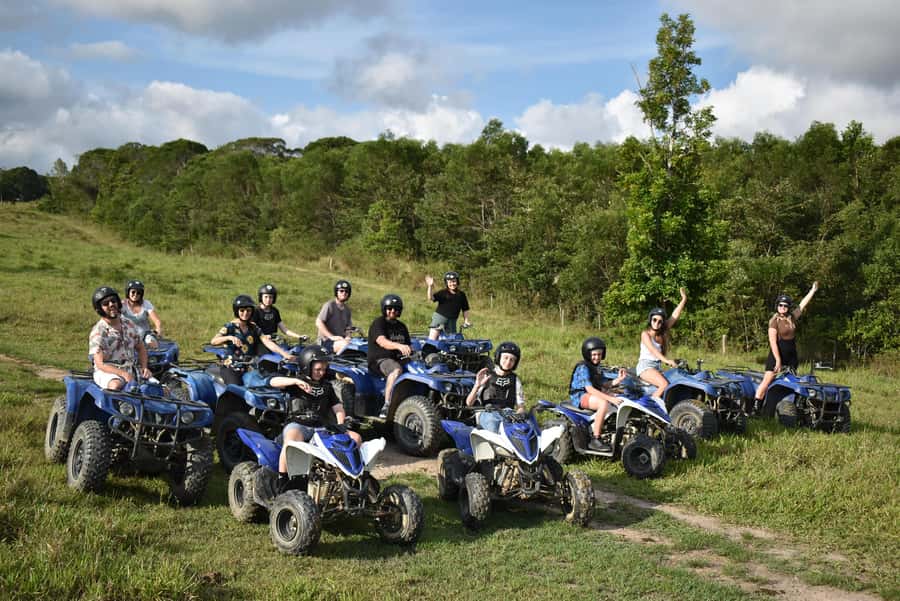 Kuranda: Quad Ride Bike and petting farm - Starting with forms, helmets, and safety instructions