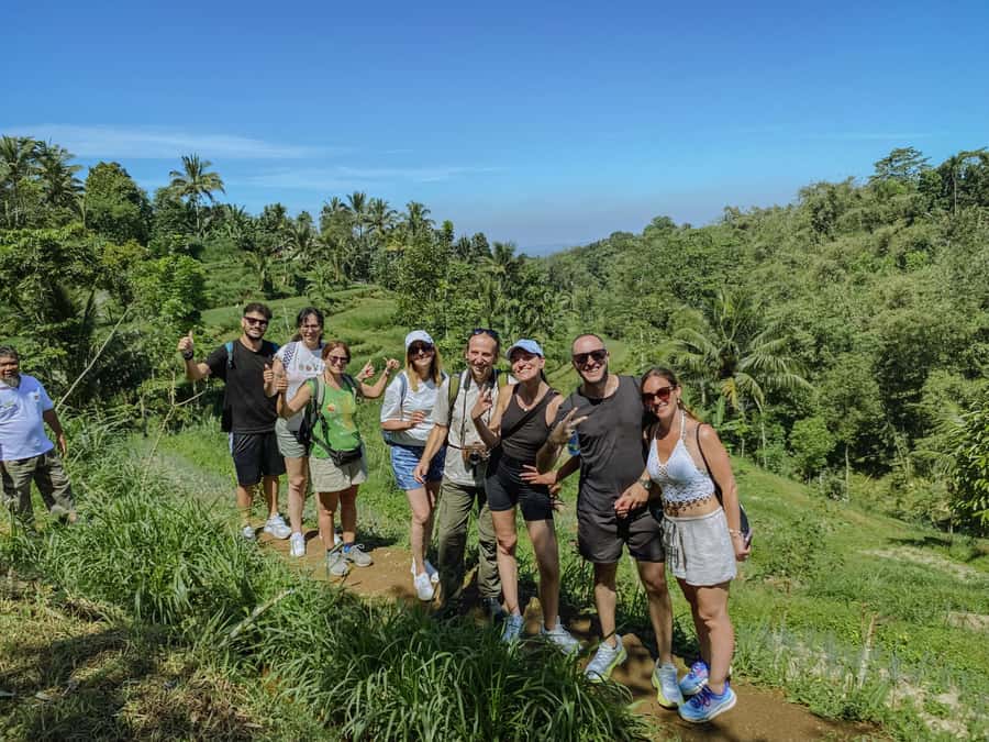 Lombok: Tetebatu Walk, Waterfall, Monkey Forest & Cooking - A cool stop at Durian Indah Waterfall