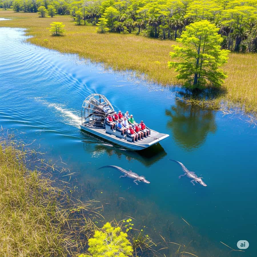 Miami: Alligator Spotting Airboat and Wildlife Reserve - Leaving Miami for the Everglades