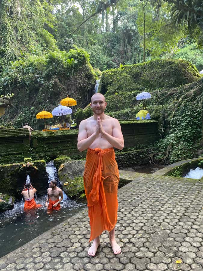 Monkey Forest, Waterfall ,Temple and Rice Terrace - What the $24 price includes, and what it does not