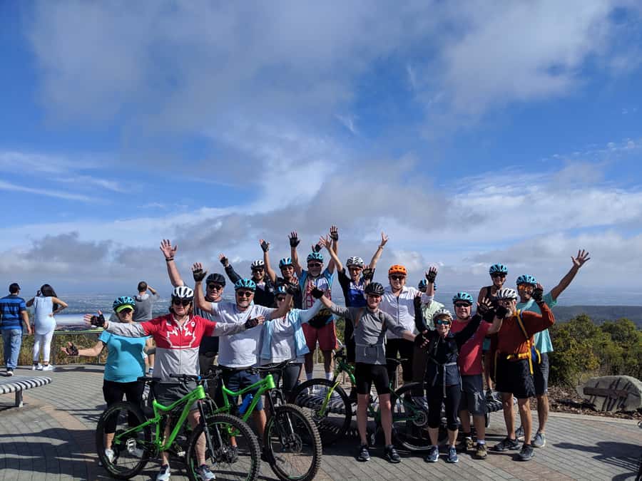 Mount Lofty Downhill Bike Tour & Cleland Wildlife Park Visit - The final 10 kilometers into Adelaide