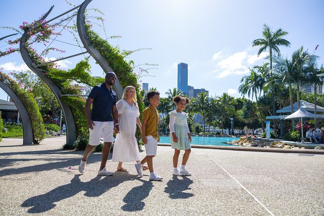Private Shore Excursions with Lone Pine Koala Sanctuary Visit - Kangaroo Point and Wilson’s Outlook show Brisbane from different angles