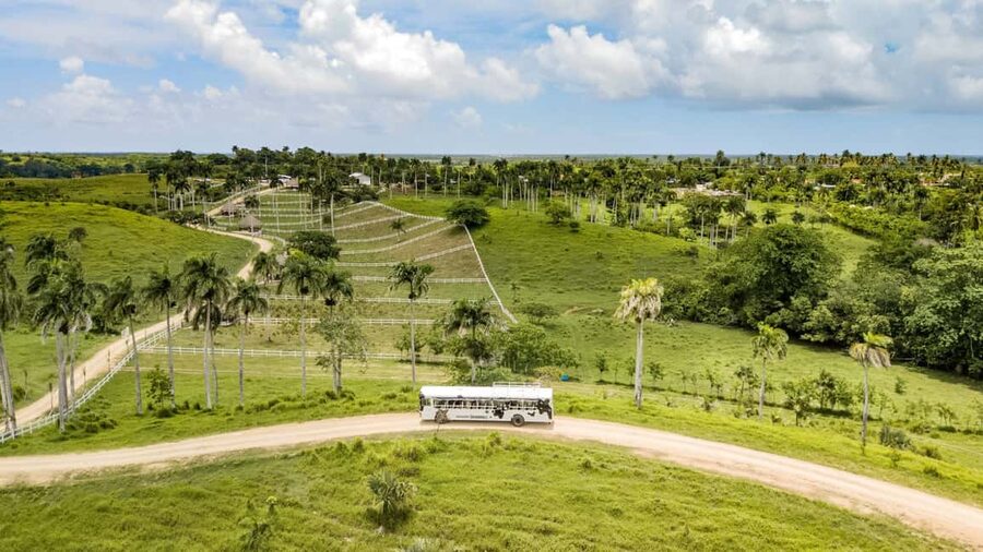 Punta Cana: Xploration Animal Park Bus Tour with Encounters - The ride into Nisibon and first look at Xploration