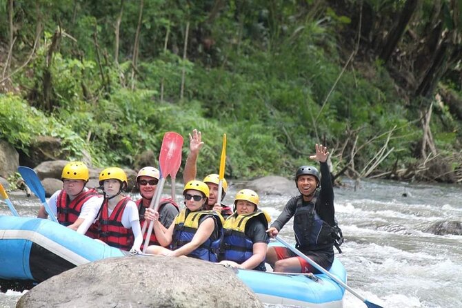 Rafting Swing Monkey Forest And Waterfall Tour All Inclusive - Ayung River rafting near Payangan Village