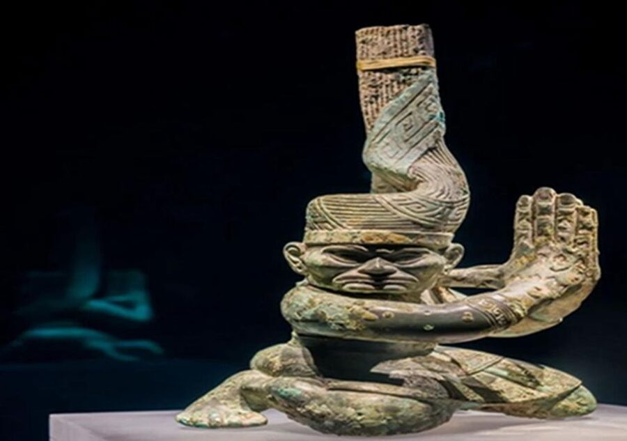 Sanxingdui Museum Small Group Tour with Optional Panda Base - The bronze masks, gold, jade, and ritual trees