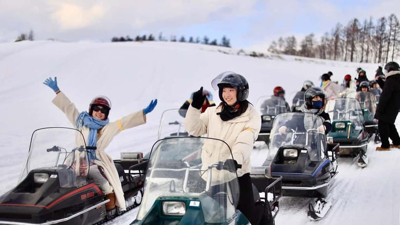 Sapporo Winter : Asahiyama Zoo (Penguin Fun & Snowmobile) - The long ride from Sapporo