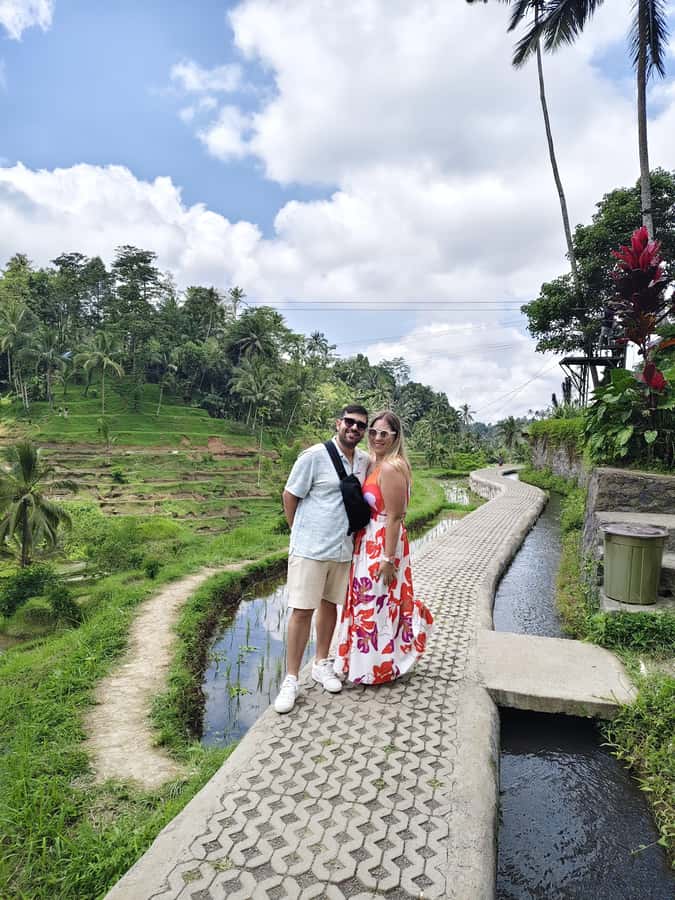 Ubud Monkey Forest, Rice Terrace, Swing, Temple & Waterfall - Walking through Sacred Monkey Forest