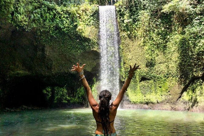 Ubud Monkey Forest, Rice Terrace & Tirta Empul Temple Tour - Cooling off at Tibumana Waterfall