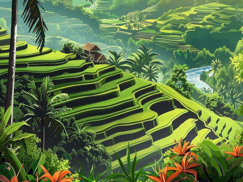 Ubud : Monkey Forest, Rice Terrace, Waterfall / Private Tour - Monkey Forest: temples beneath the trees