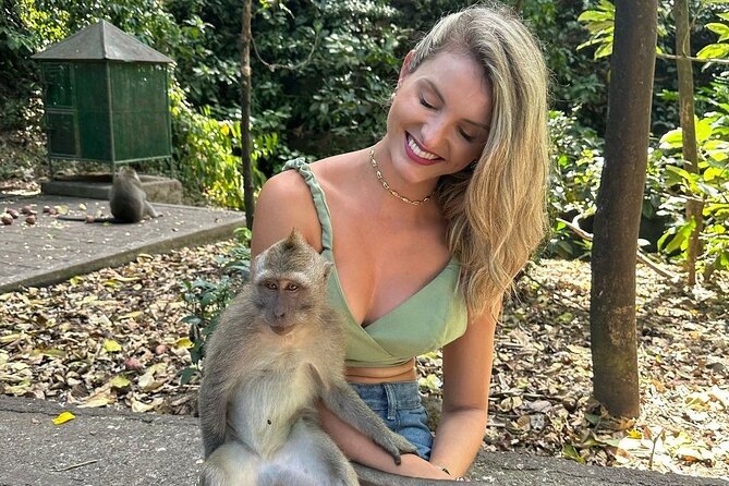 Ubud Monkey Forest, Scenic Rice Terrace with Swing and Waterfall - Tibumana Waterfall, the quieter centerpiece