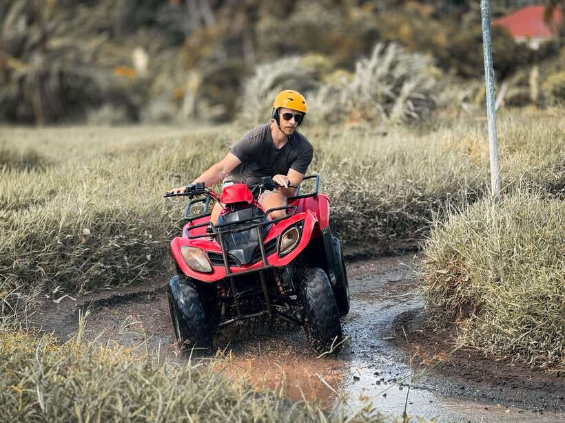 Ubud: Sacred Monkey Forest, Barong Cave ATV & Waterfall Tour - Safety, effort, and the pace of the ride