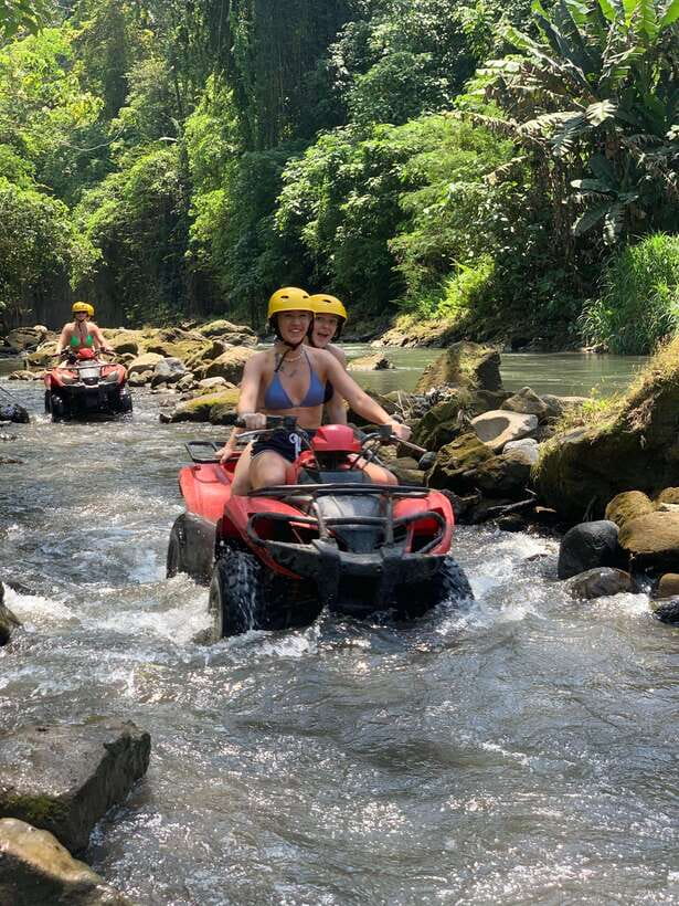 Ubud: Sacred Monkey Forest, Barong Cave ATV & Waterfall Tour - What to pack for a muddy and wet day