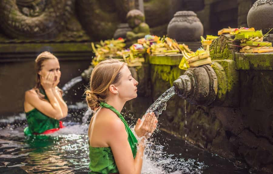 Ubud: Waterfalls, Temple, Monkey Forest Private Tour - Ulu Petanu: jungle quiet and a second cascade