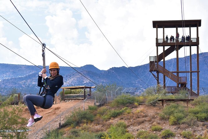 Zip Line Tour at Out of Africa Wildlife Park in Sedona,Camp Verde - Heat, wind, and the best time to go